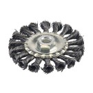 Cepillo circular de acero trenzado 100 mm