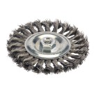 Cepillo circular de acero trenzado 150 mm