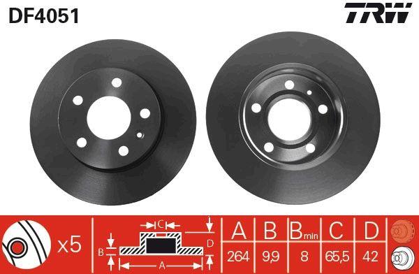 Trw DF4051 Disco Freno